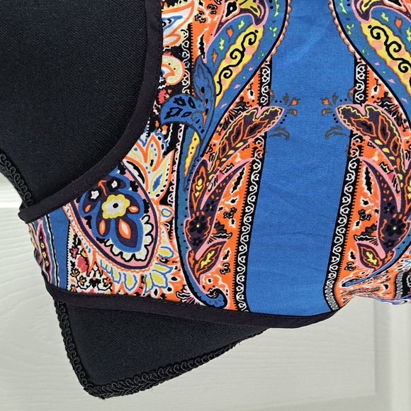 Aqua X-long Blue Printed Maxi Sheath Halter Top Sleeveless Lightweight Sundress - Picture 3 of 9